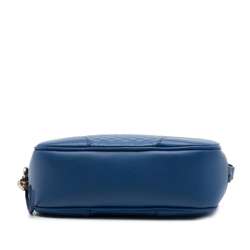 Gucci Microguccissima Bree Crossbody Blue Leather Very good - Inside View