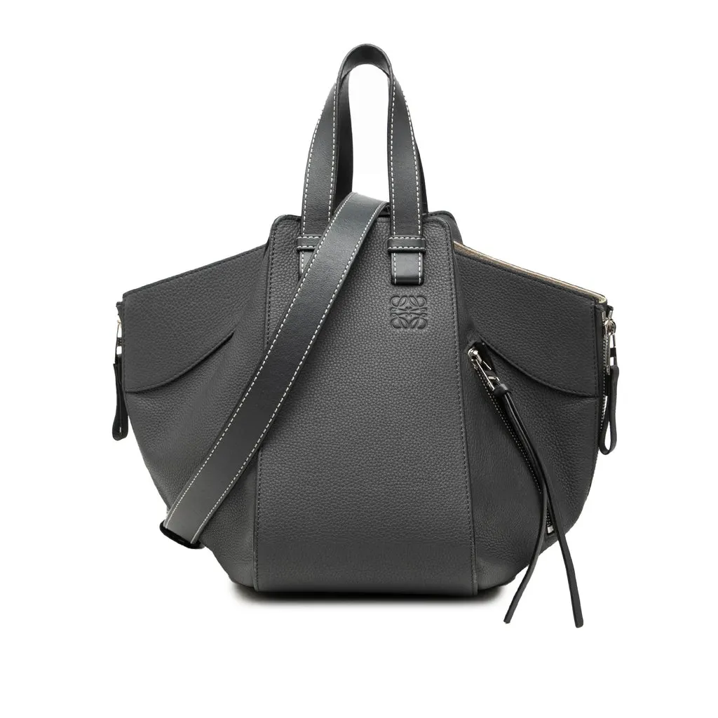 LOEWE Small Leather Hammock Satchel MultiColor Leather Very good - Front View