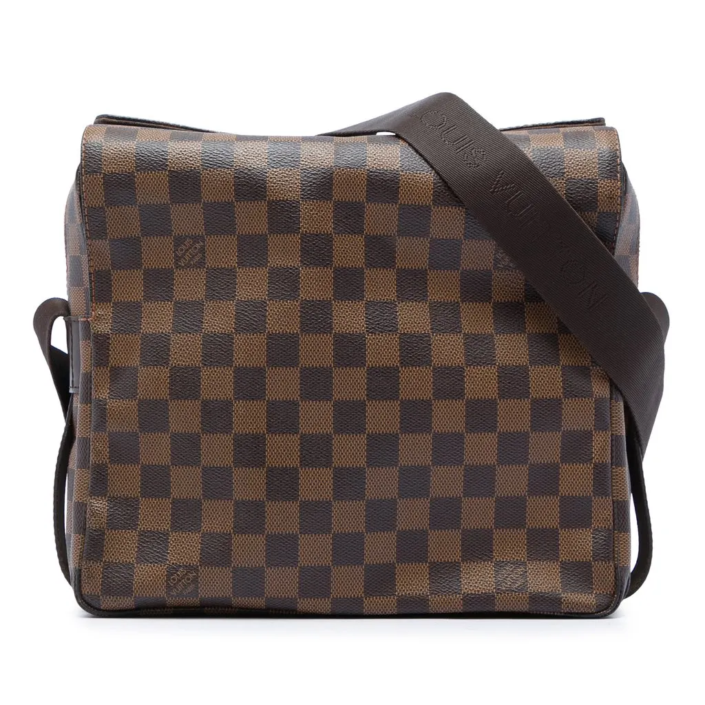 Louis Vuitton Damier Ebene Naviglio Brown Very good - Front View
