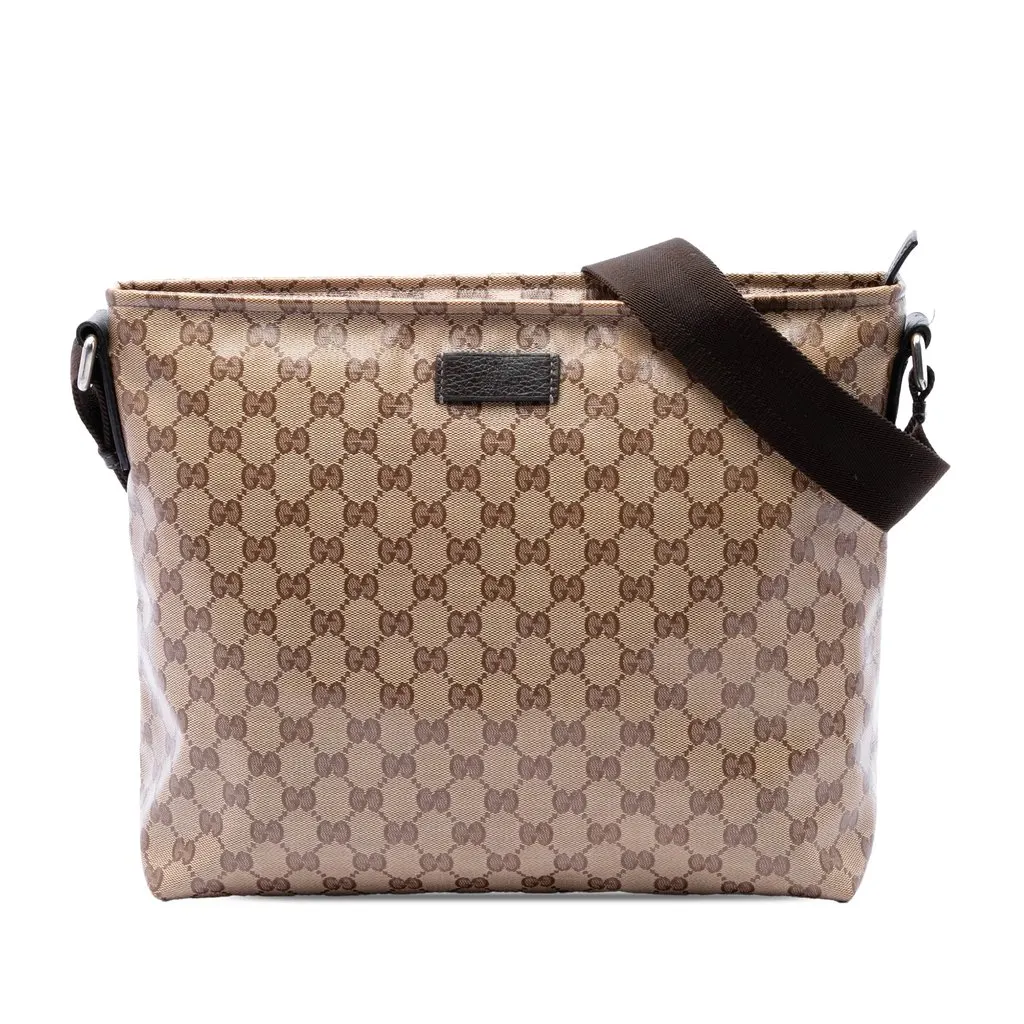 Gucci GG Crystal Crossbody Beige Very good - Front View