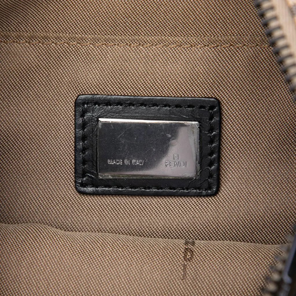 Fendi Zucchino Canvas Crossbody Beige Very good - Box View
