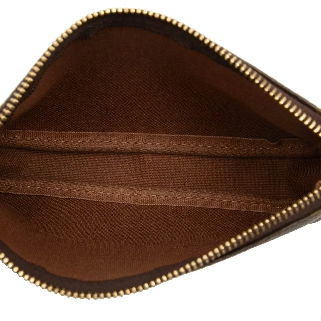 Louis Vuitton Monogram Trunks & Bags Mini Pochette Accessoires Brown Canvas Very good - Model View