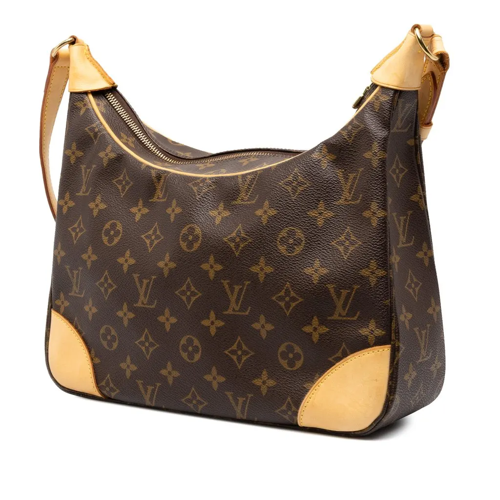 Louis Vuitton Monogram Boulogne 30 Brown Canvas Good - Back View