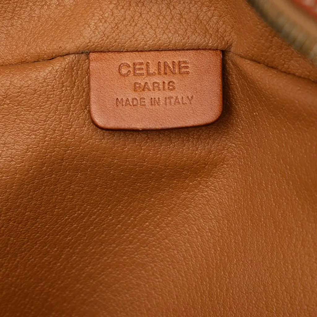 Celine Macadam Coated Canvas Vanity Bag Brown Canvas Very good - Box View