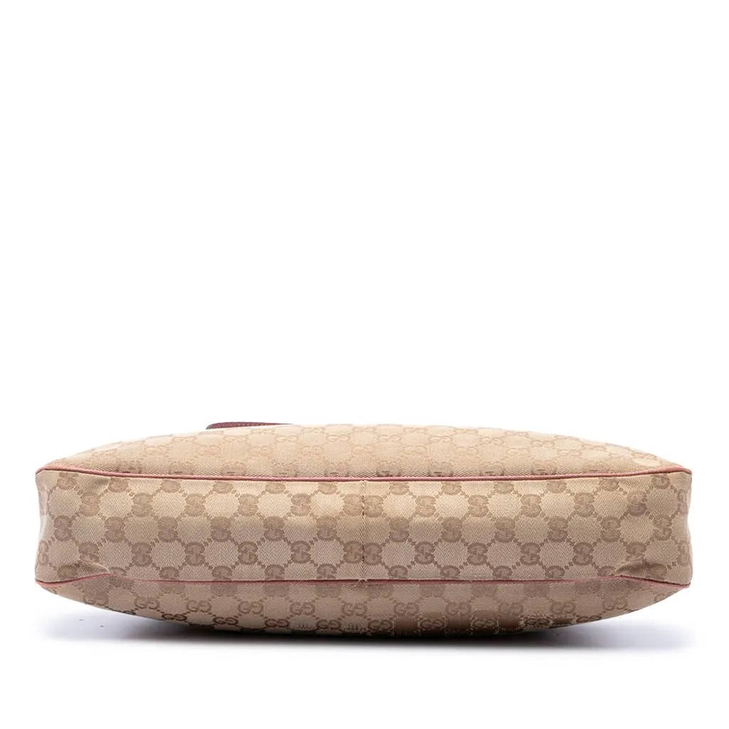 Gucci GG Canvas Charmy Shoulder Bag Beige Canvas Good - Inside View