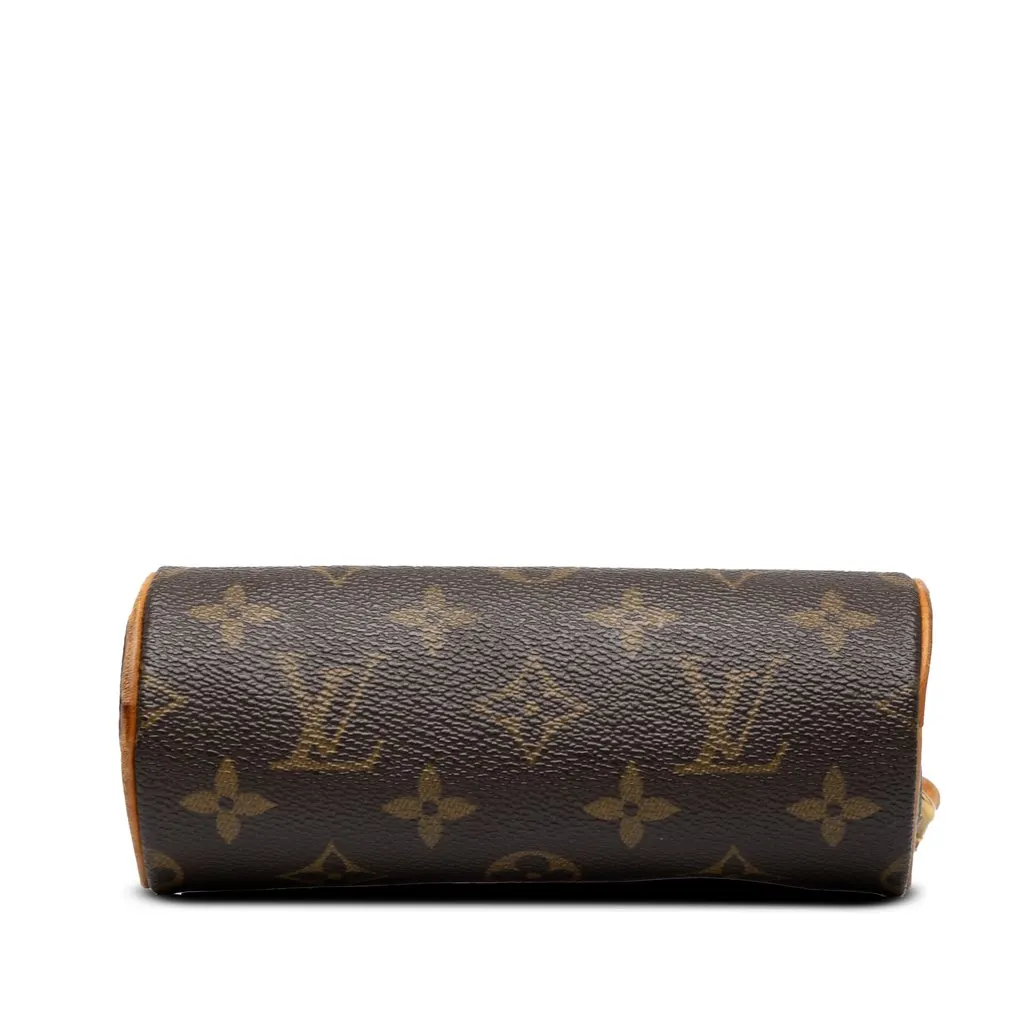 Louis Vuitton Monogram Papillon Pochette Brown Canvas Very good - Inside View
