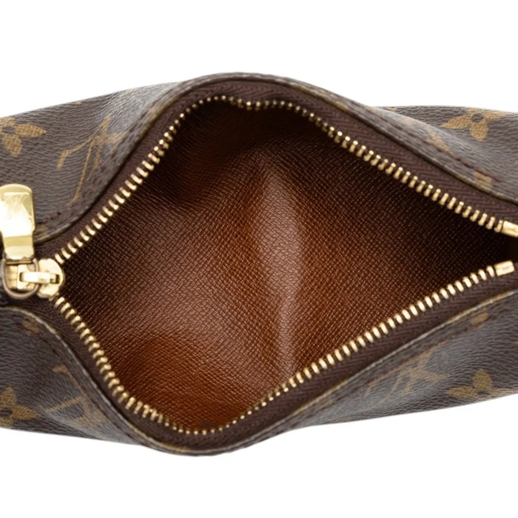 Louis Vuitton Monogram Papillon Pochette Brown Canvas Very good - Model View