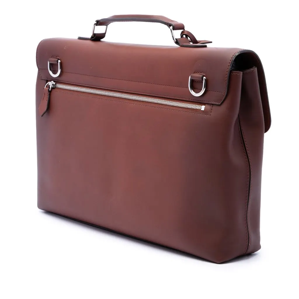 Louis Vuitton Leather Ombre Cartable Briefcase Brown Leather Very good - Back View