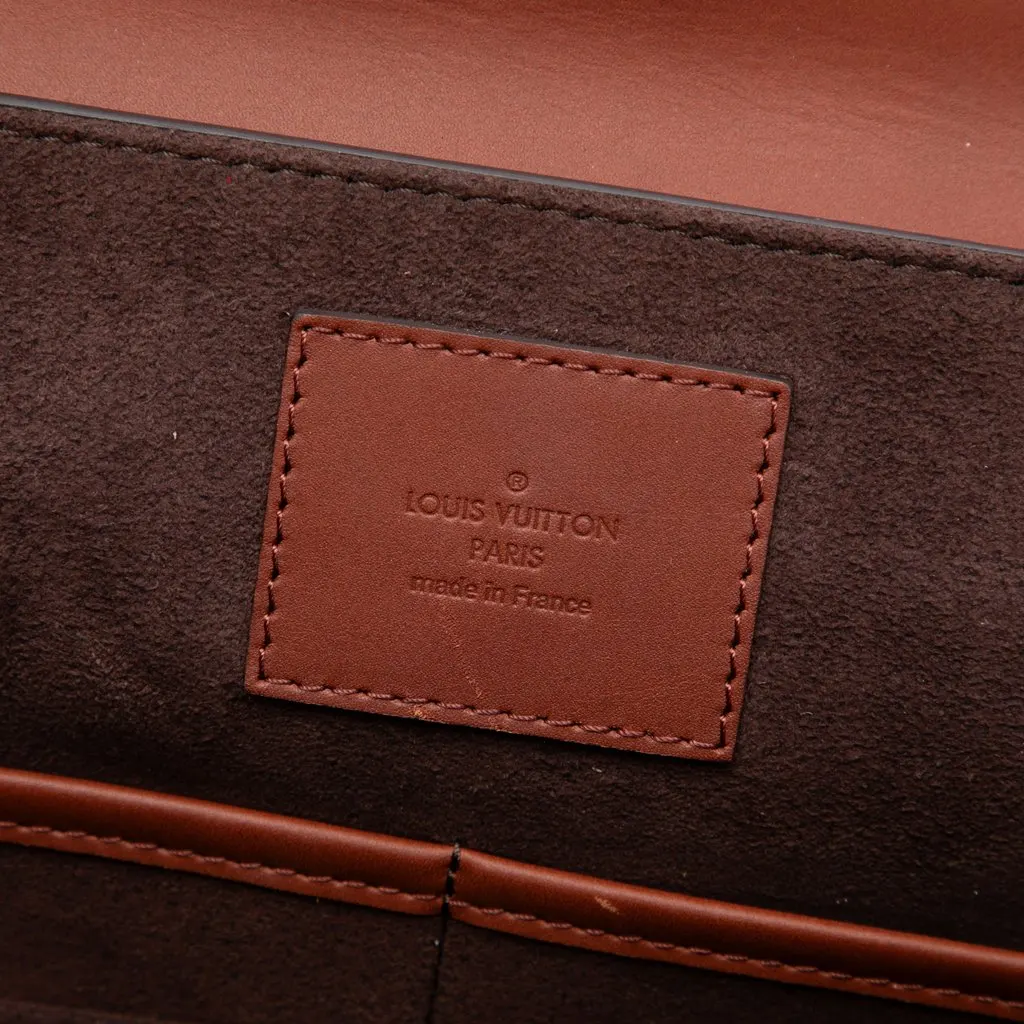 Louis Vuitton Leather Ombre Cartable Briefcase Brown Leather Very good - Box View