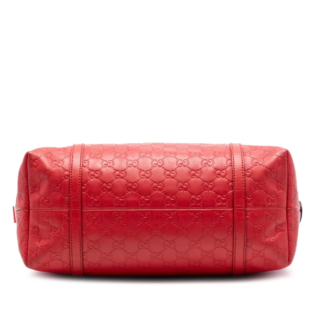 Gucci Medium Guccissima Joy Tote Red Leather Very good - Inside View