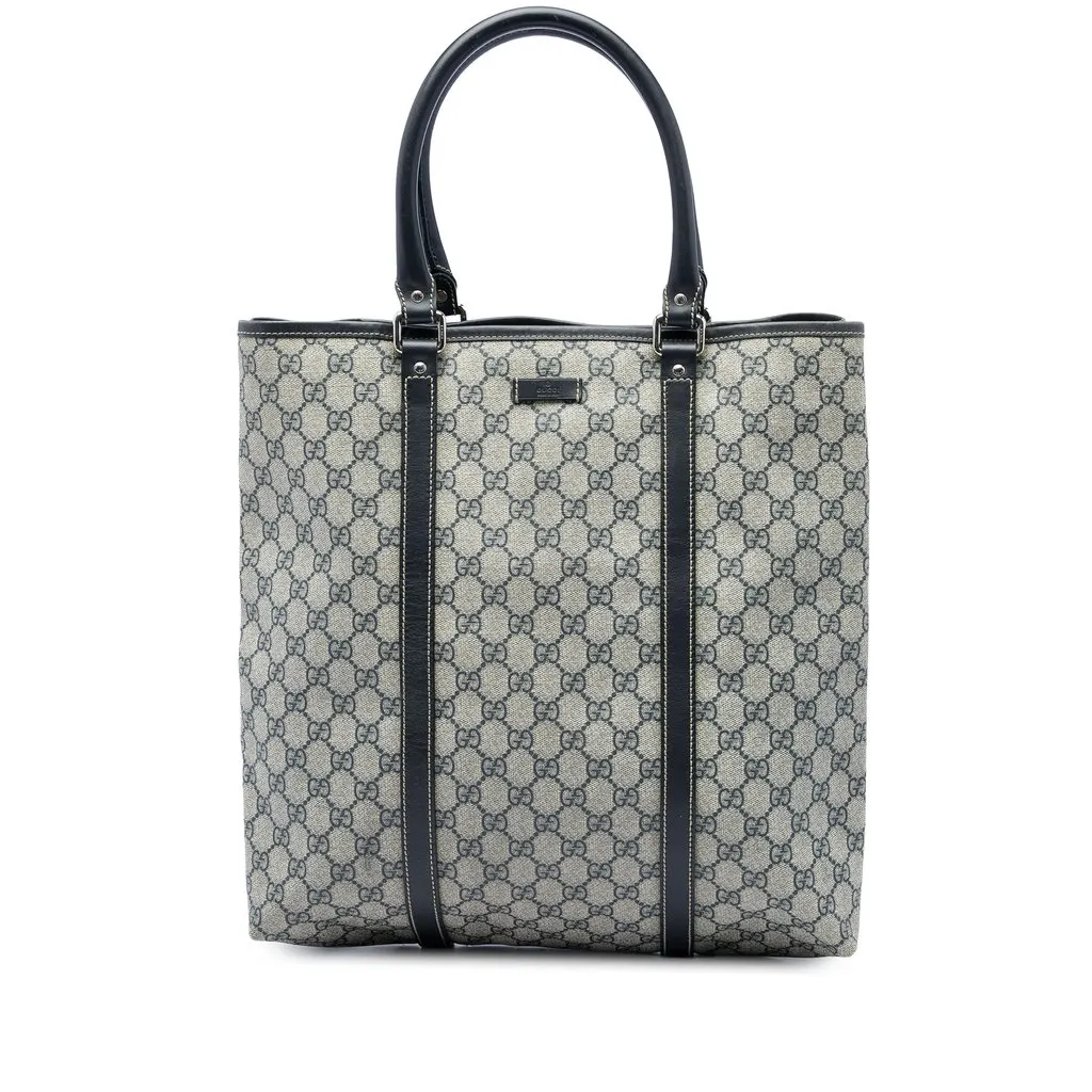 Gucci GG Supreme Joy Vertical Tote Beige Canvas Very good - Front View