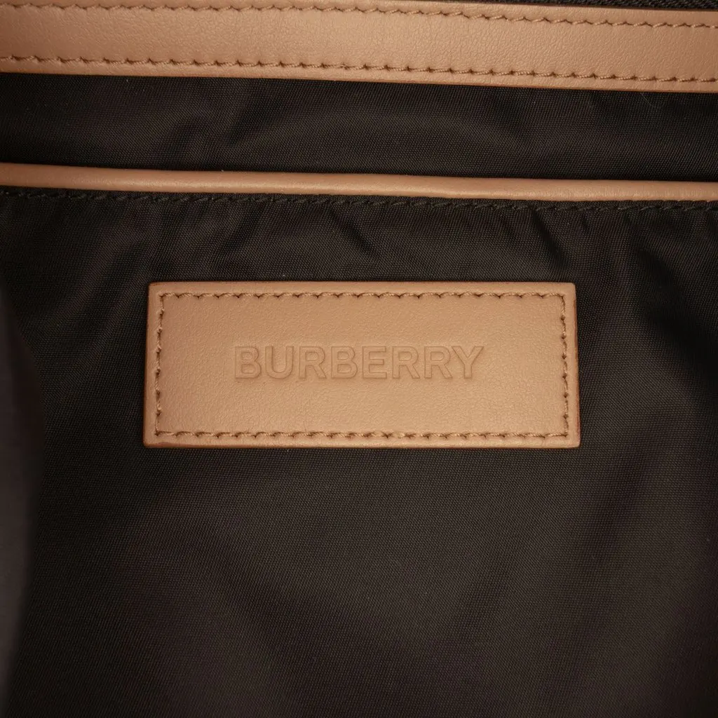 Burberry Medium TB Monogram Nylon Backpack Brown Very good - Box View
