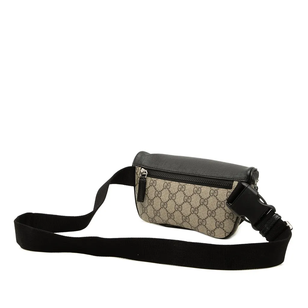 Gucci GG Supreme Belt Bag Beige Canvas Very good - Back View