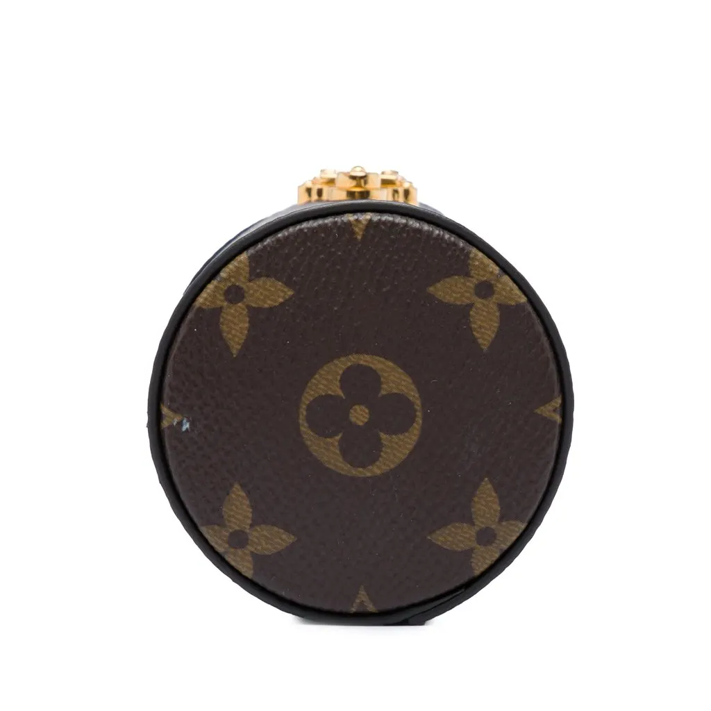 Louis Vuitton Monogram 100ML Fragrance Travel Case Brown Canvas Very good - Inside View