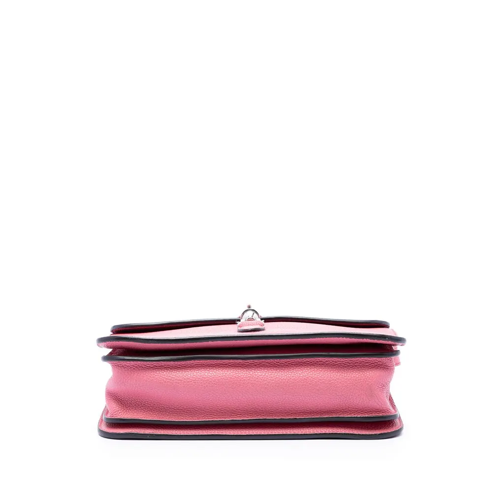 Gucci Calfskin Soft Jackie Convertable Crossbody Pink Leather Very good - Inside View