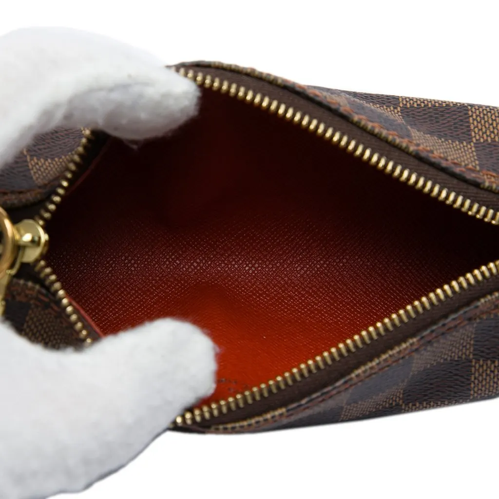 Louis Vuitton Damier Ebene Papillon Pochette Brown Canvas Very good - Model View