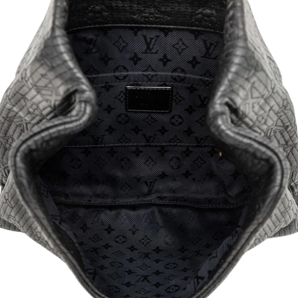 Louis Vuitton Monogram Pochette Altair Black Leather Very good - Model View