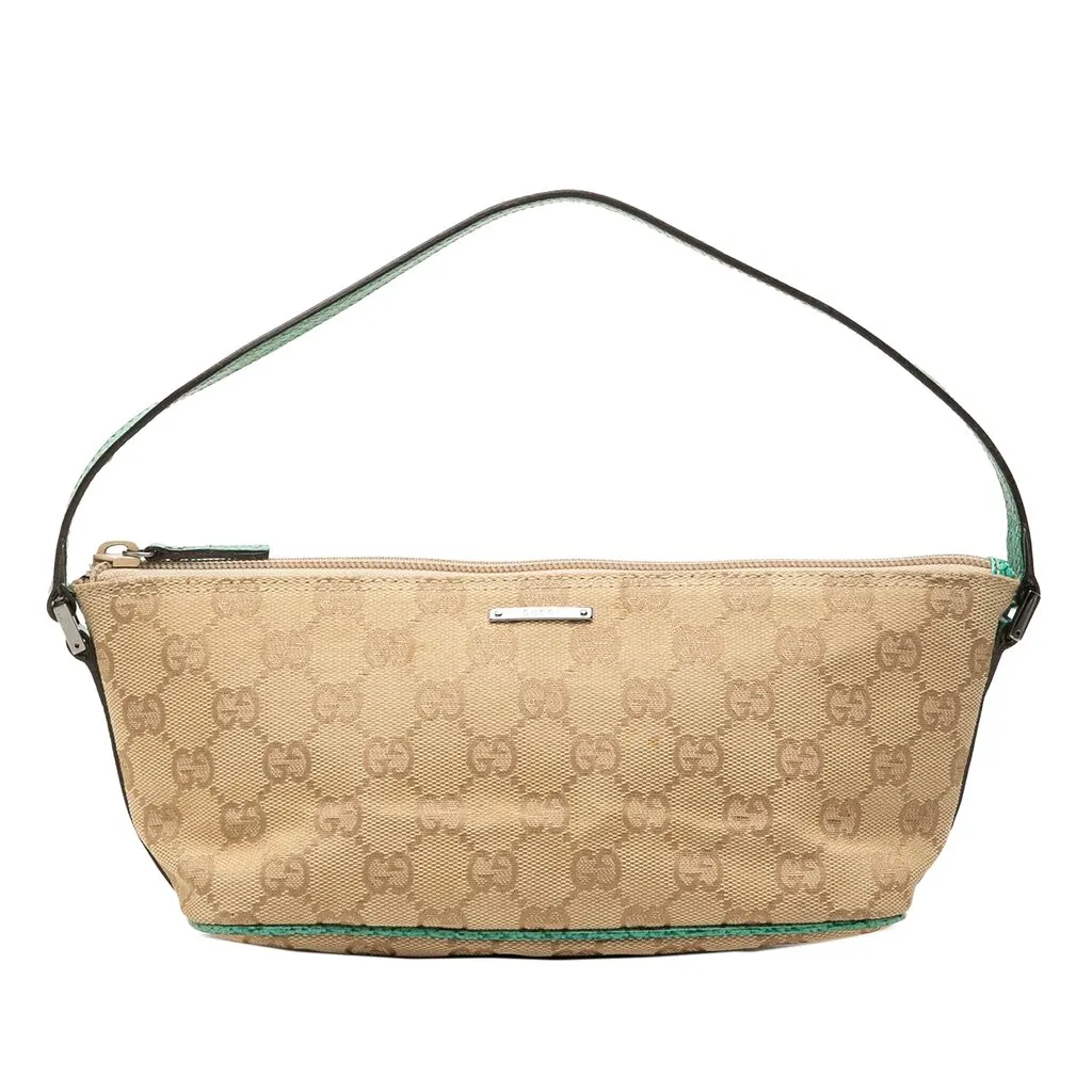 Gucci GG Canvas Boat Beige Canvas Very good - Front View