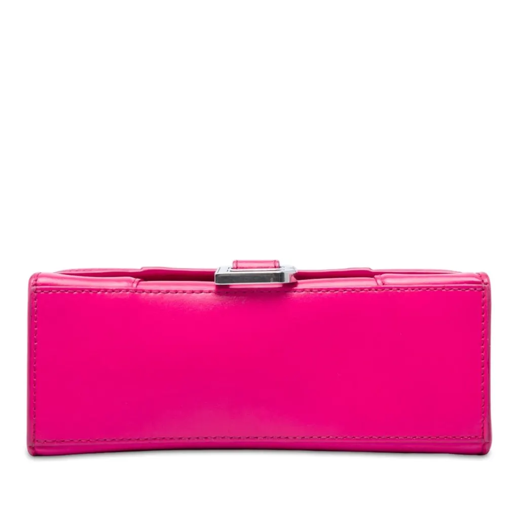 Balenciaga Calfskin Hourglass Top Handle Bag XS Pink Leather Very good - Inside View
