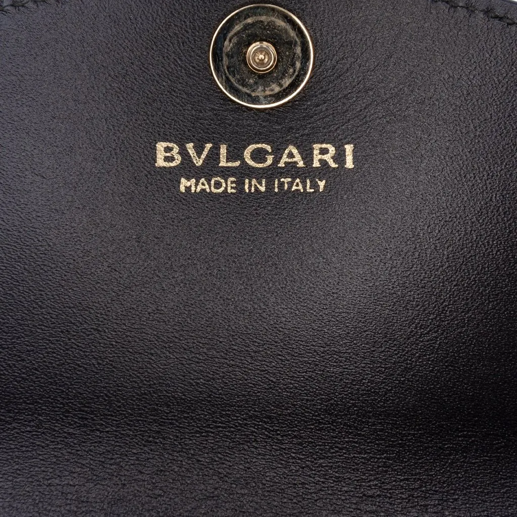 Bvlgari Patent Serpenti Forever Wallet on Chain Pink Leather Very good - Box View