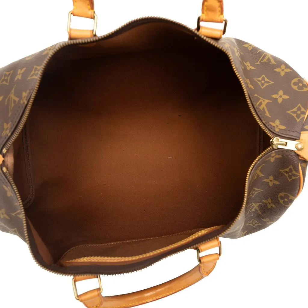 Louis Vuitton Monogram Speedy 40 Brown Canvas Very good - Model View