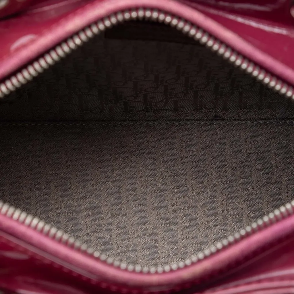 Dior Medium Patent Cannage Lady Dior Red Leather Very good - Model View