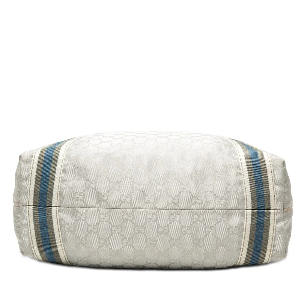 Gucci GG Canvas Web Tote MultiColor Very good - Inside View
