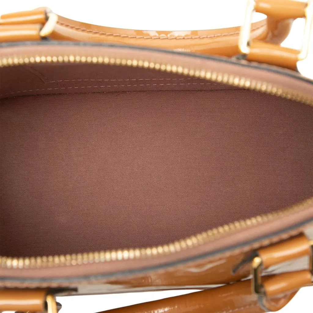 Louis Vuitton Monogram Vernis Alma BB Brown Leather Very good - Model View