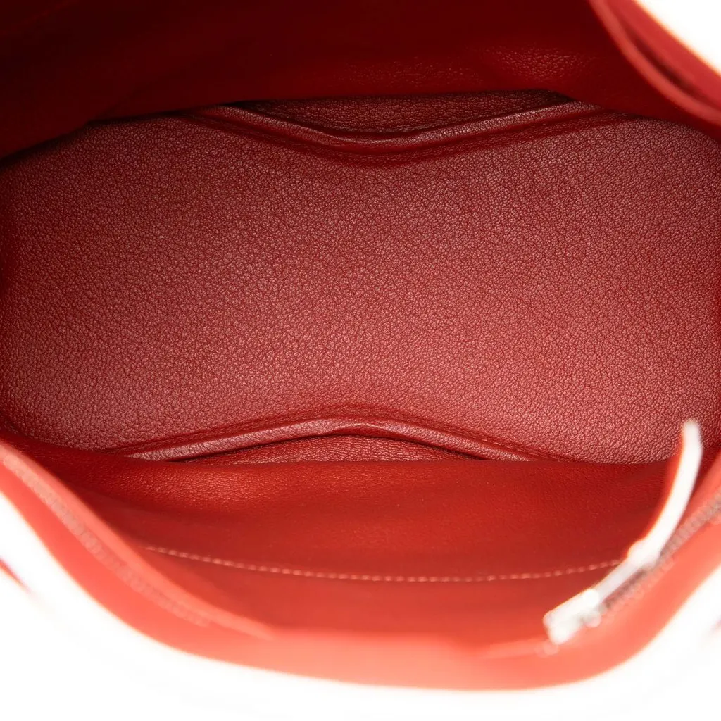 Hermès Clemence So Kelly 26 White Leather Very good - Model View