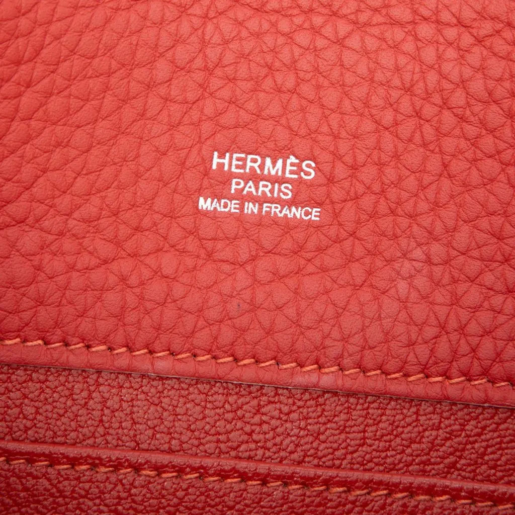 Hermès Clemence So Kelly 26 White Leather Very good - Box View
