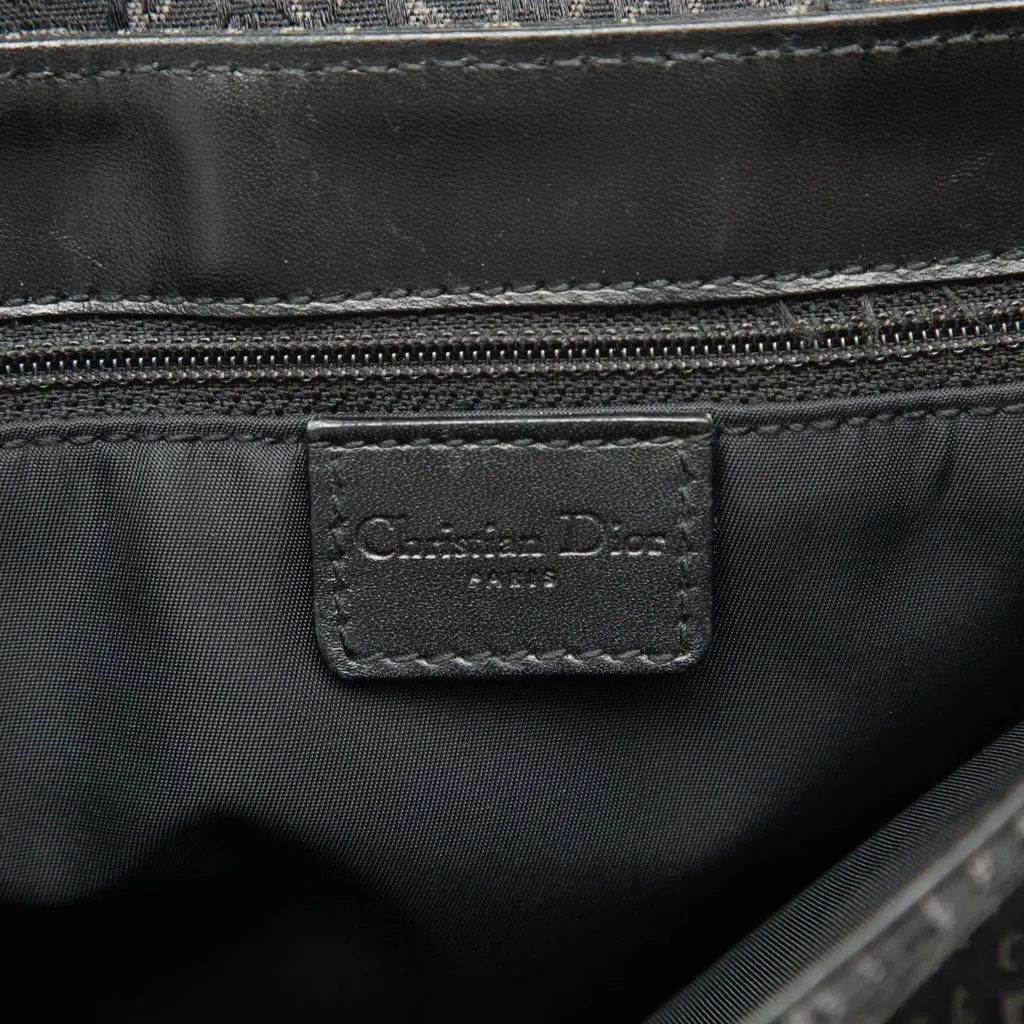 Dior Diorissimo Trotter Canvas Street Chic Crossbody Black Very good - Box View