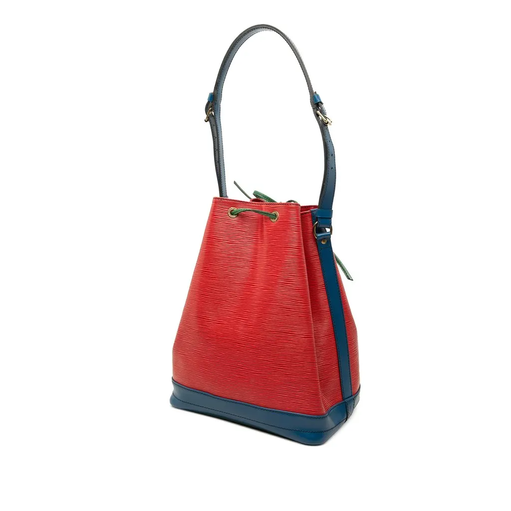 Louis Vuitton Epi Tricolor Noe GM Red Leather Good - Back View