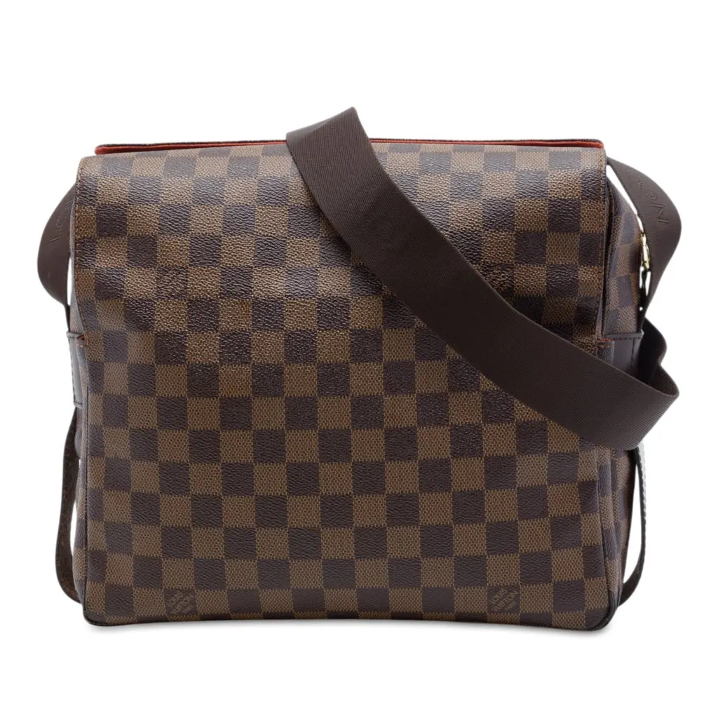 Louis Vuitton Damier Ebene Naviglio Brown Very good - Front View
