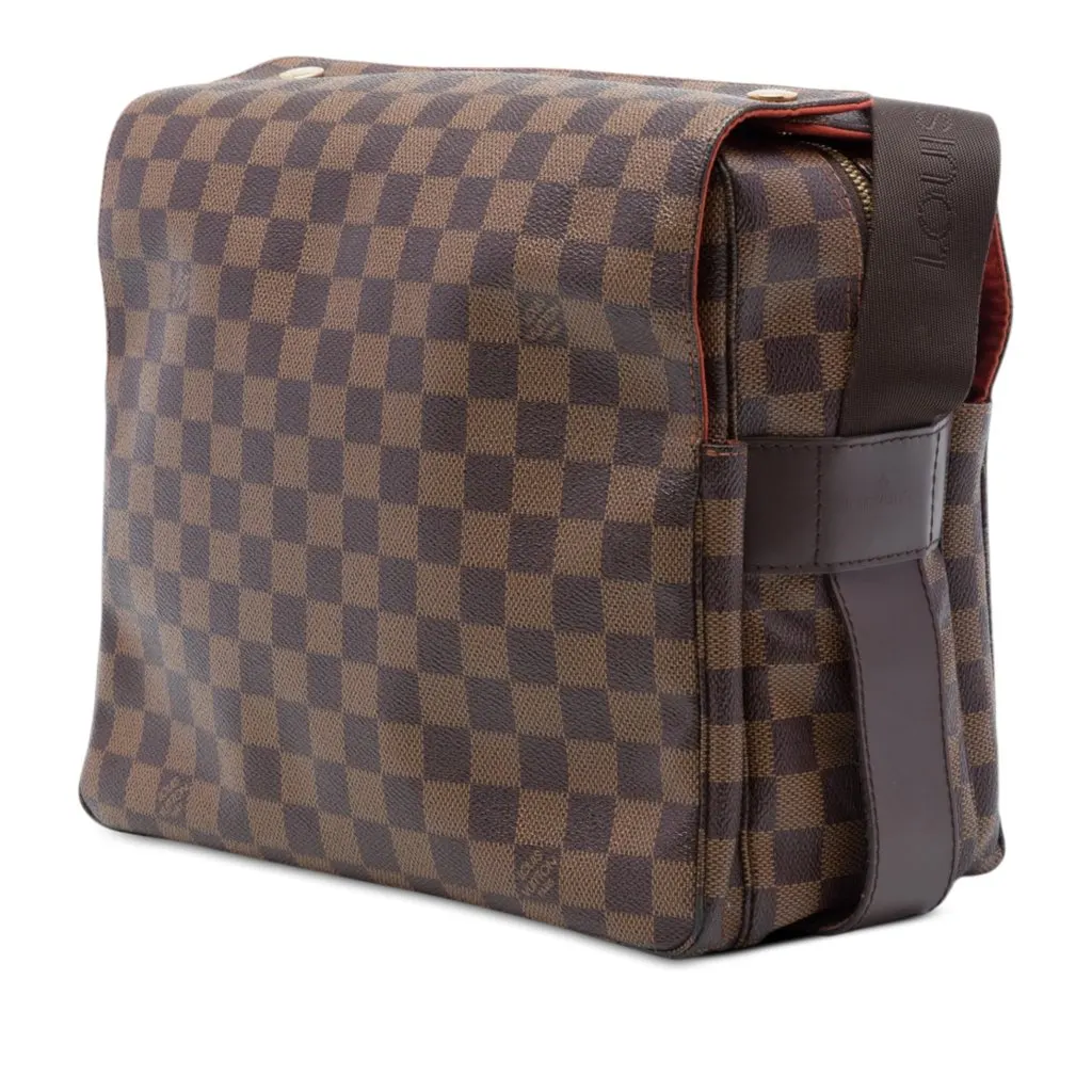 Louis Vuitton Damier Ebene Naviglio Brown Very good - Back View