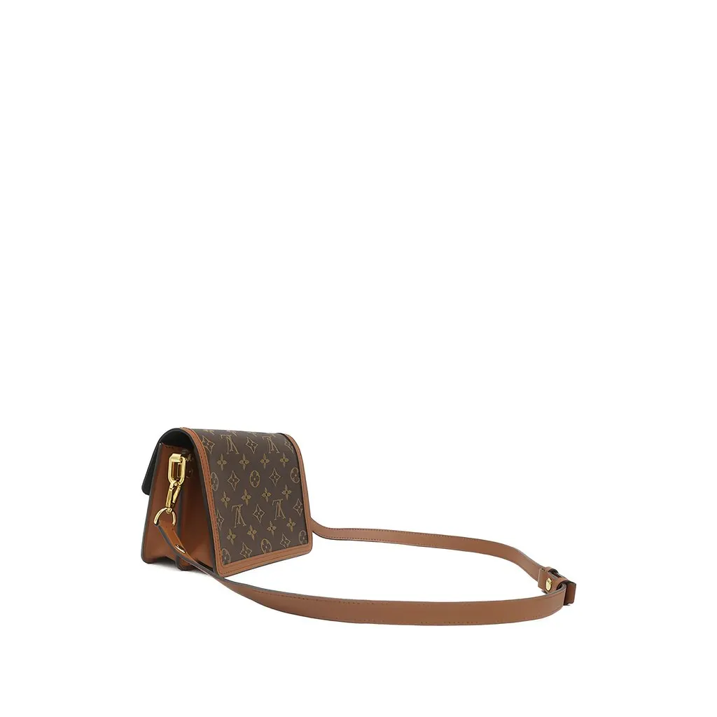 Louis Vuitton Monogram Reverse Mini Dauphine Brown Very good - Back View