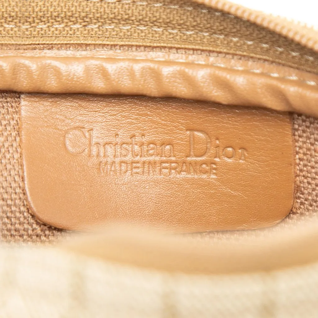 Dior Honeycomb Coated Canvas Crossbody Beige Canvas Good - Box View