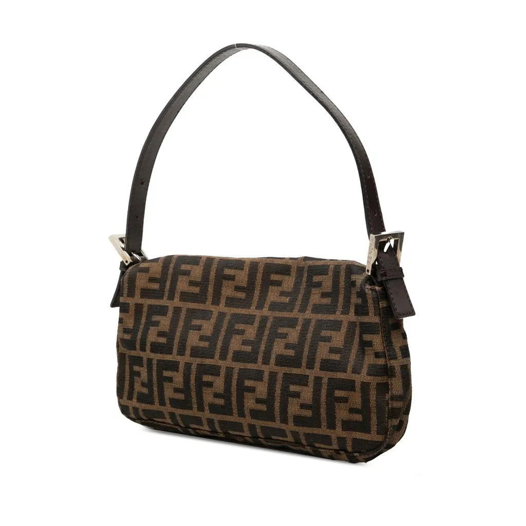 Fendi Zucca Canvas Baguette Brown Canvas Very good - Back View