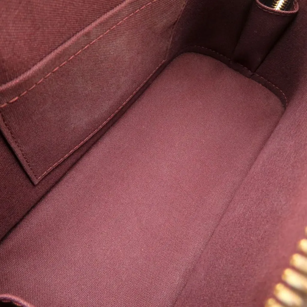 Louis Vuitton Damier Ebene Alma BB Brown Very good - Model View