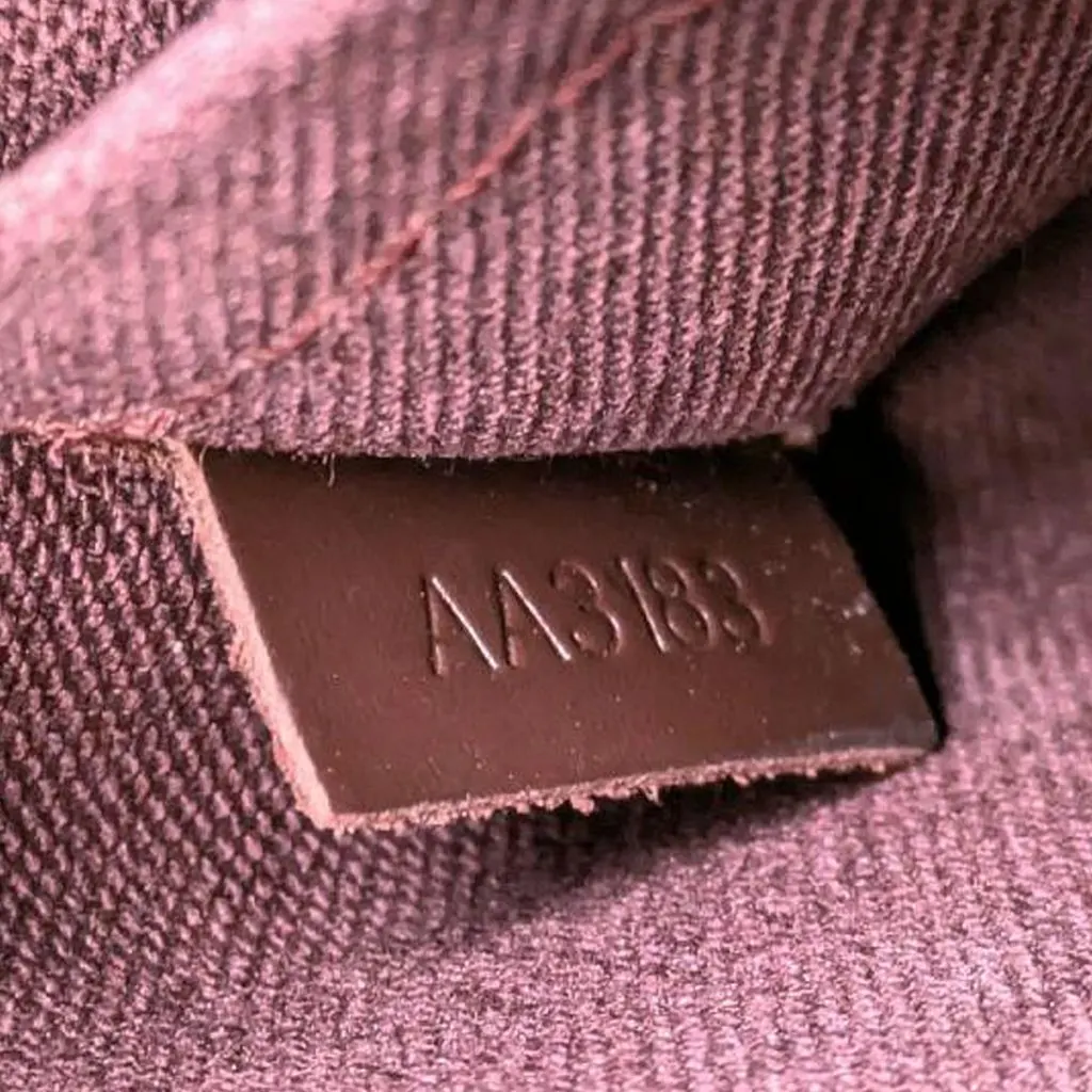 Louis Vuitton Damier Ebene Alma BB Brown Very good - Box View