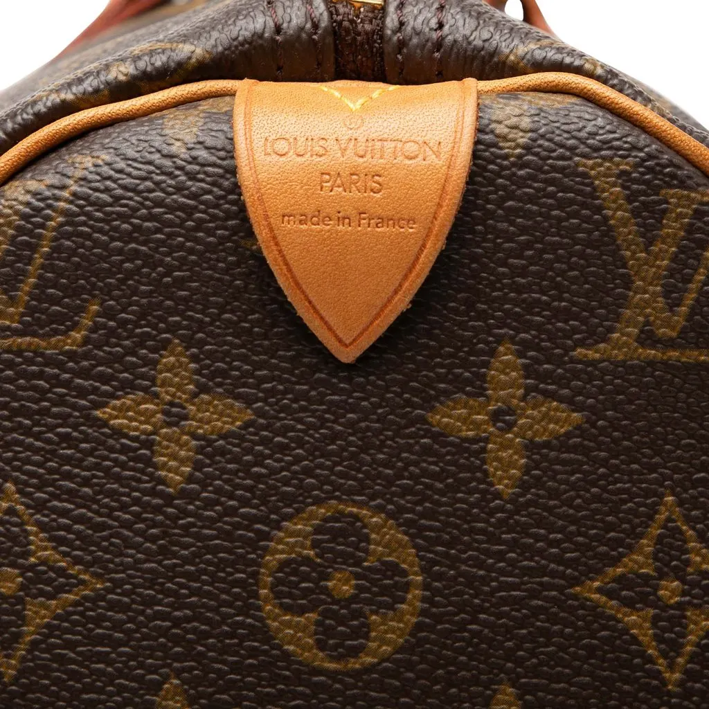 Louis Vuitton Monogram Speedy 40 Brown Canvas Good - Box View