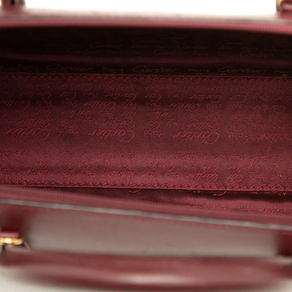 Cartier Leather Must de Cartier Satchel Red Leather Very good - Model View