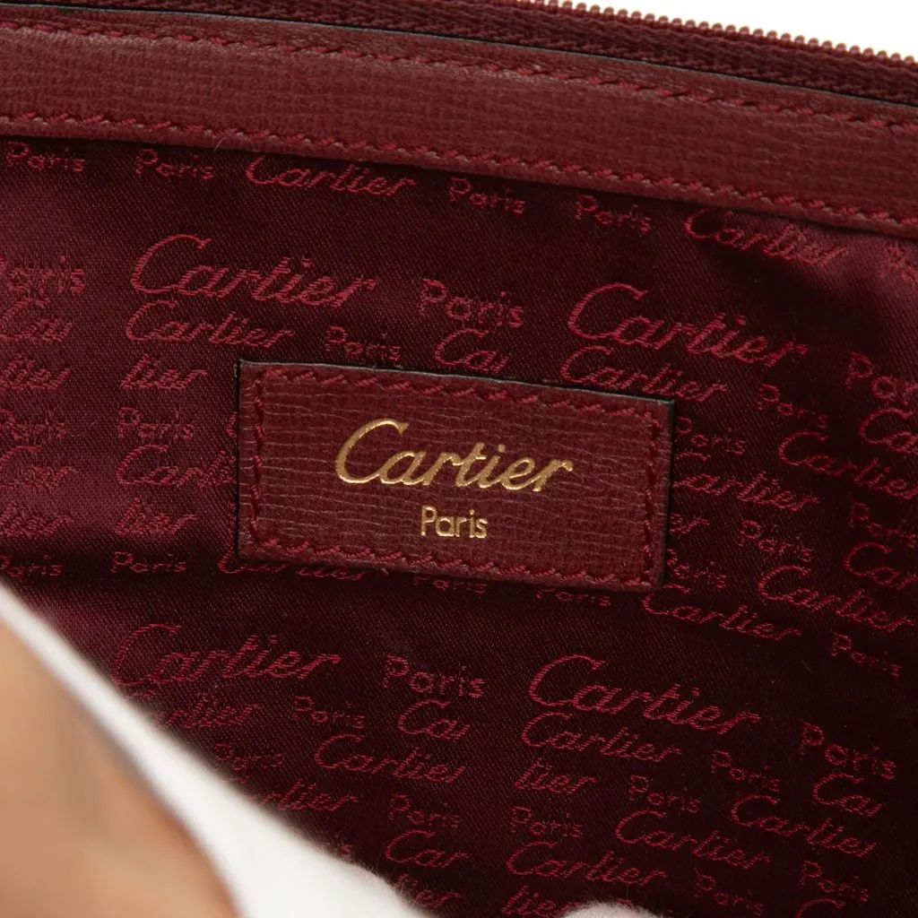 Cartier Leather Must de Cartier Satchel Red Leather Very good - Box View