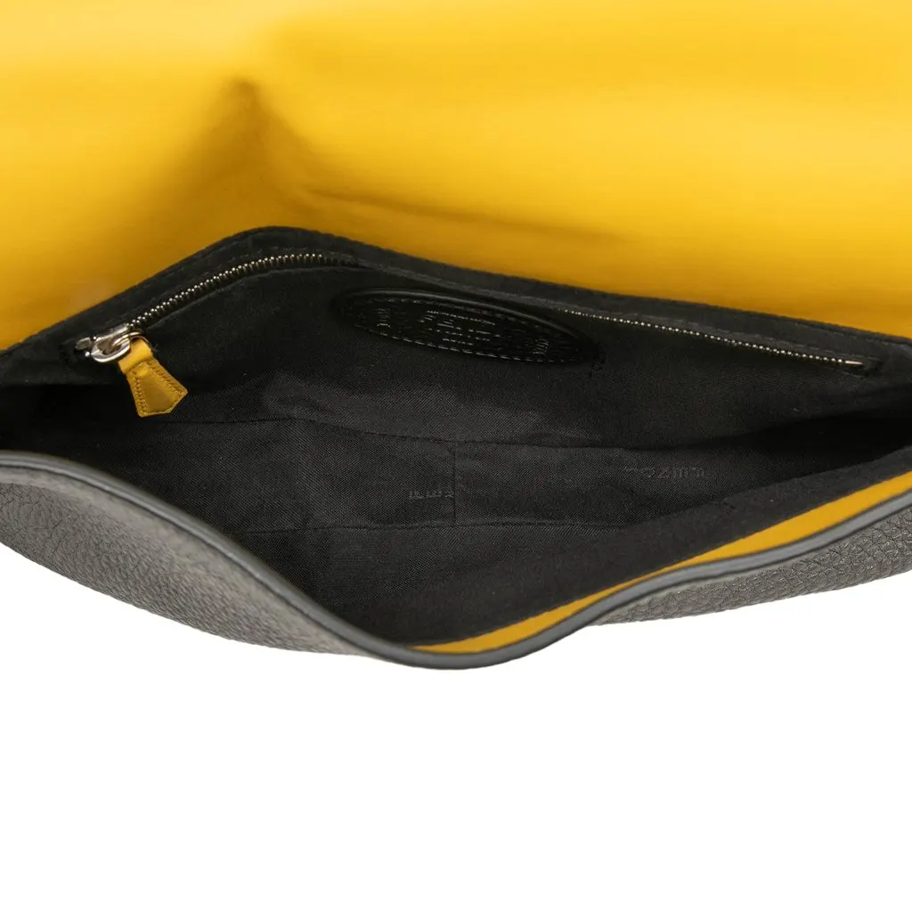 Fendi Leather Selleria Convertible Baguette Satchel MultiColor Leather Very good - Model View