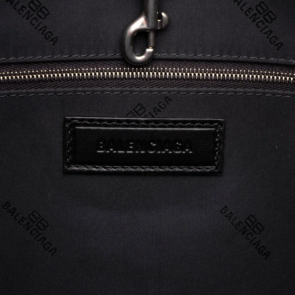 Balenciaga Calfskin Antwerp Print Shopper Tote M White Leather Very good - Box View