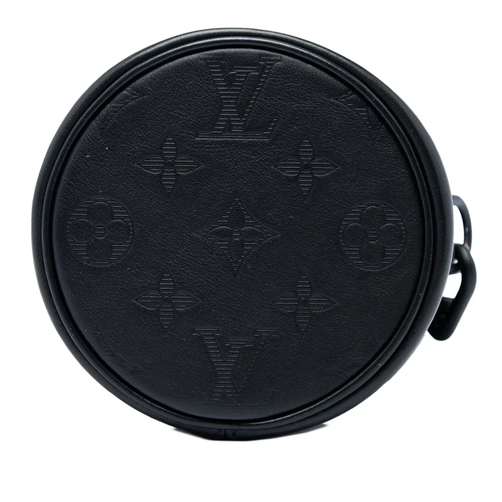 Louis Vuitton Monogram Shadow Nano Chalk Black Leather Very good - Inside View