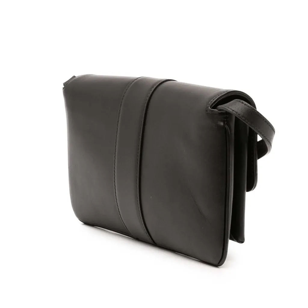 Gucci Small Calfskin Arli Crossbody Black Leather Good - Back View