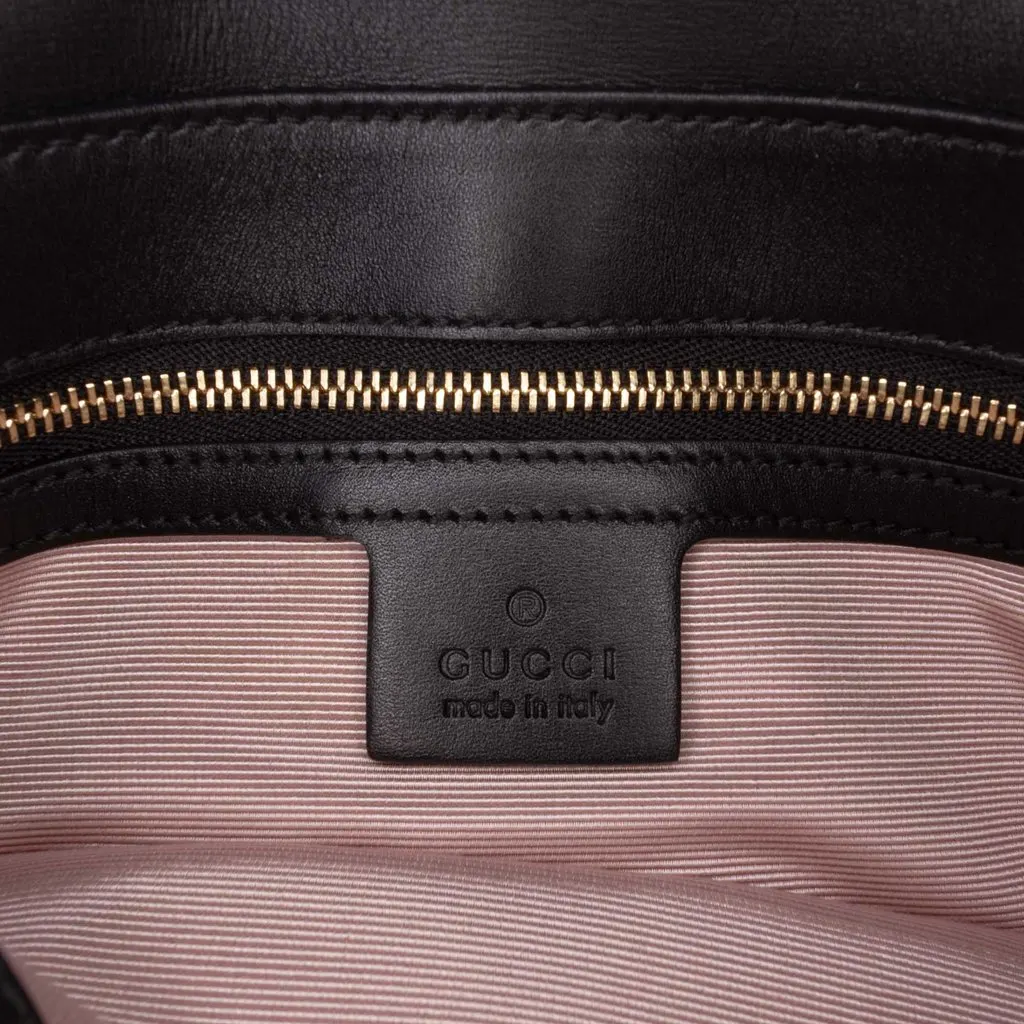 Gucci Small Calfskin Arli Crossbody Black Leather Good - Box View