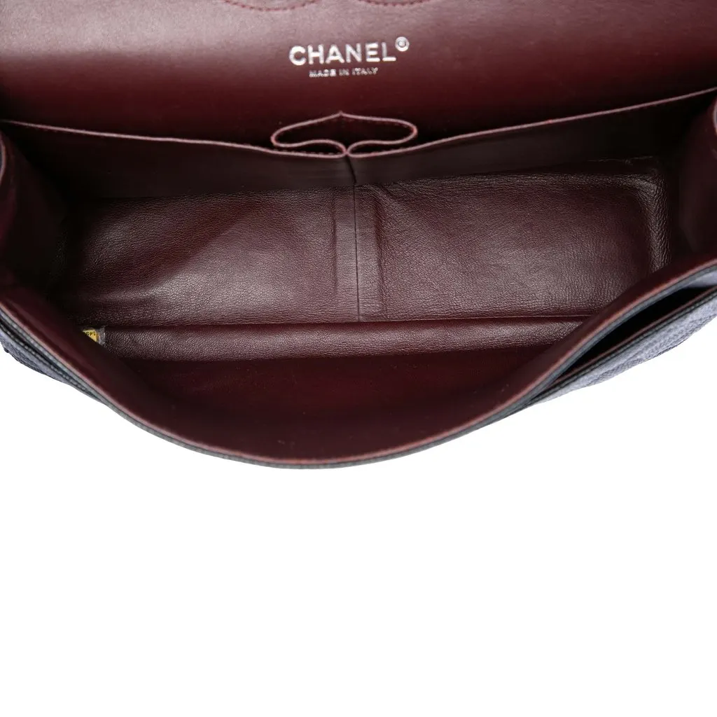 Chanel Jumbo Classic Caviar Double Flap Black Leather Very good - Model View