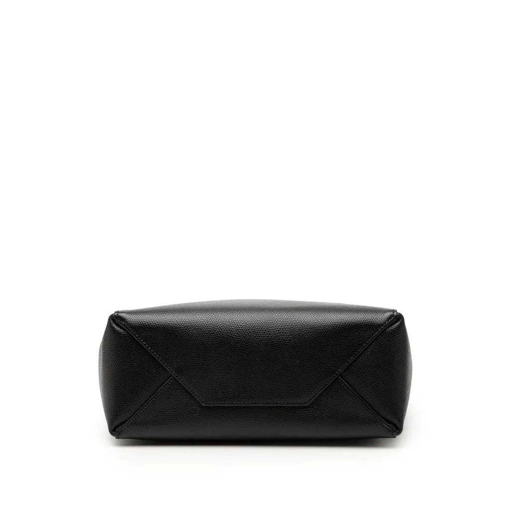 Celine Small Grained Calfskin Vertical Cabas Tote Black Leather Very good - Inside View