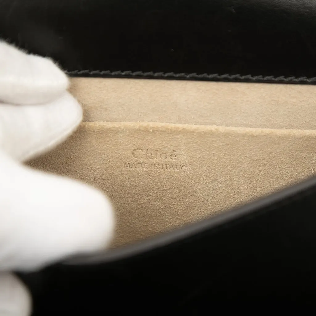Chloé Small Leather Nile Bracelet Satchel Black Leather Good - Box View